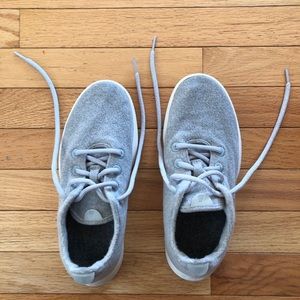 Light gray allbirds cream sole